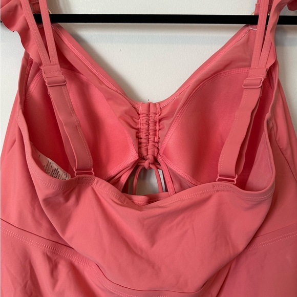 Addition Elle Pink Fit&Flare Tankini Size 1X NWOT - Picture 4 of 6